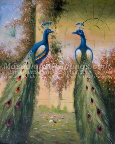 Peacock Oil Paintings 009