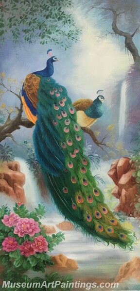 Peacock Oil Paintings PMP011