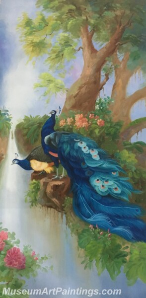 Peacock Oil Paintings PMP012