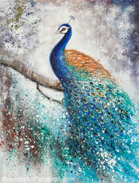 Peacock Oil Paintings PMP019