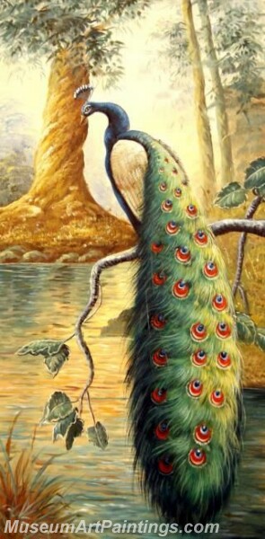 Peacock Oil Paintings PMP06