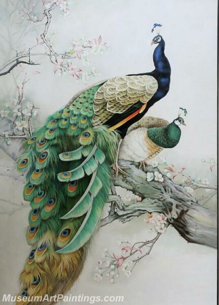 Peacock Oil Paintings PMP07