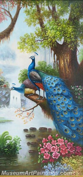 Peacock Oil Paintings PMP08