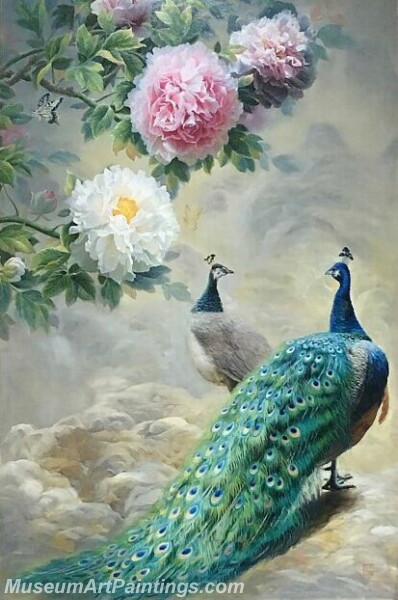 Peacock Oil Paintings PMP09