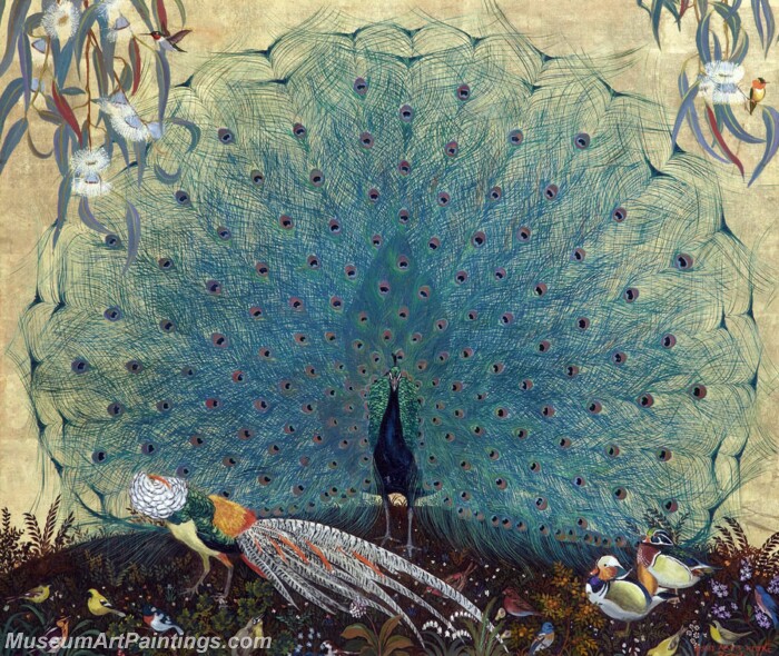 Peacock Paintings Beau Brummels