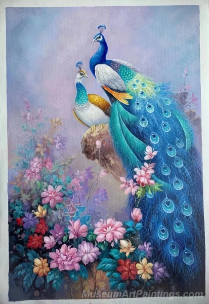 Peacock Paintings Peacock Oil Painting PL1