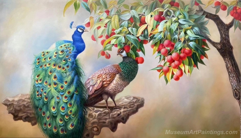 Peacock Paintings Peacock Oil Painting PL11