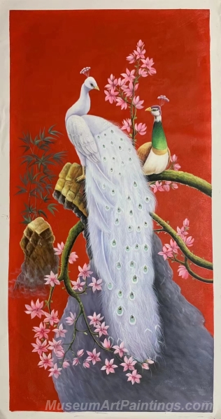 Peacock Paintings Peacock Oil Painting PL13