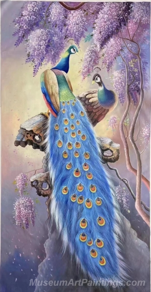 Peacock Paintings Peacock Oil Painting PL16