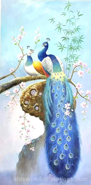 Peacock Paintings Peacock Oil Painting PL18