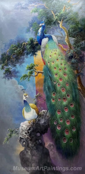 Peacock Paintings Peacock Oil Painting PL23