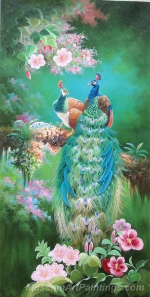 Peacock Paintings Peacock Oil Painting PL31