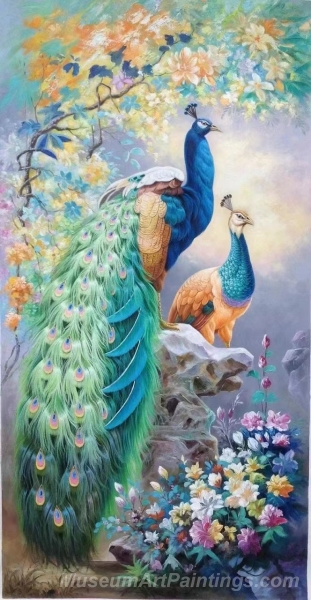 Peacock Paintings Peacock Oil Painting PL32