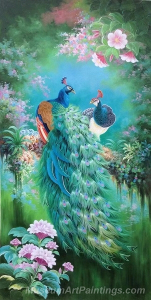 Peacock Paintings Peacock Oil Painting PL34
