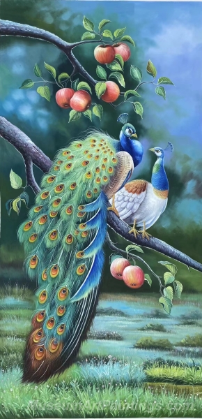 Peacock Paintings Peacock Oil Painting PL58