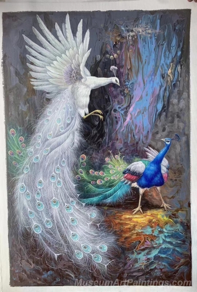 Peacock Paintings Peacock Oil Painting PL6