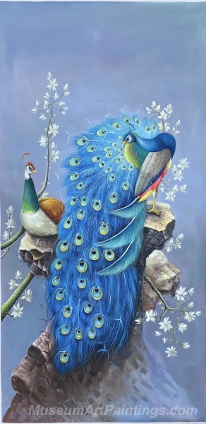 Peacock Paintings Peacock Oil Painting PL60