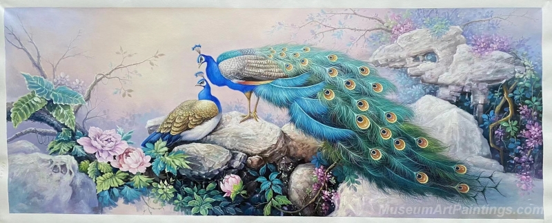 Peacock Paintings Peacock Oil Painting PL9