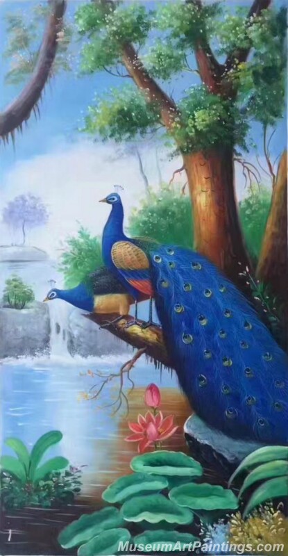 Peacocks Paintings for Sale PDM015