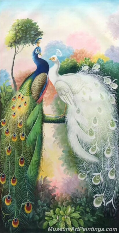 Peacocks Paintings for Sale PDM025