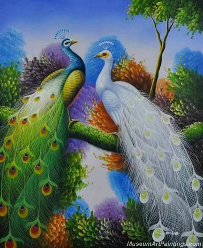 Peacocks Paintings for Sale PDM036