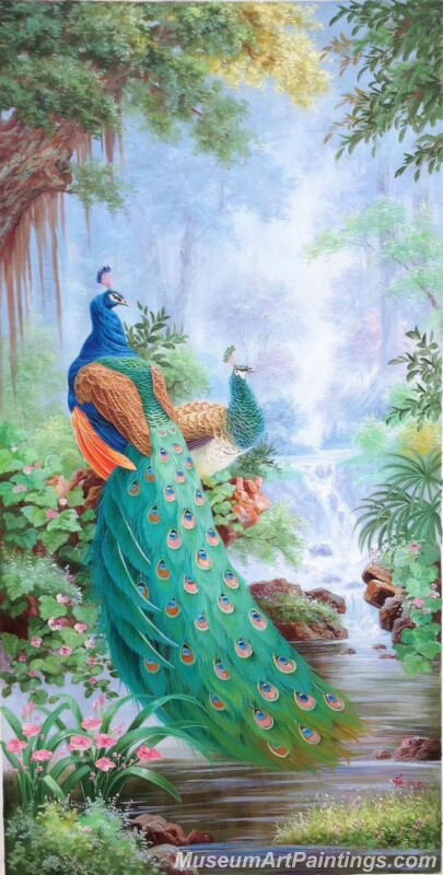 Peacocks Paintings for Sale PDM037