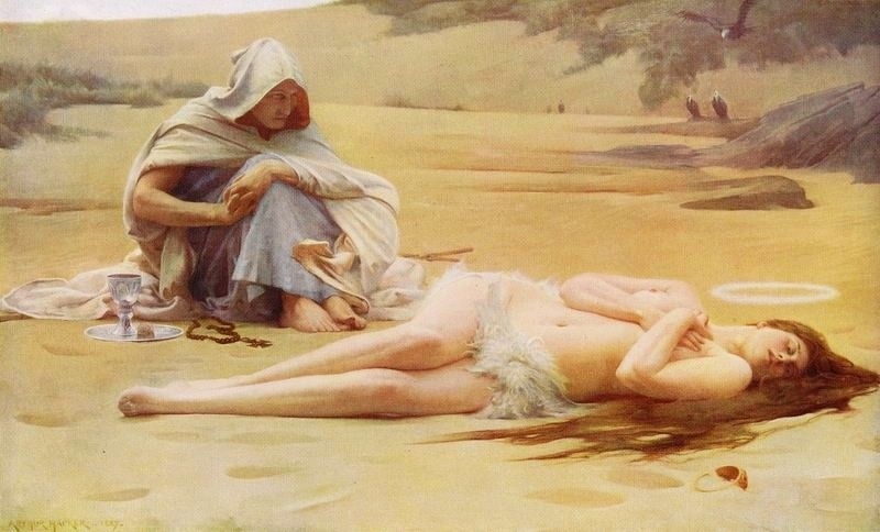 Pelagia and Philammon by Arthur Hacker