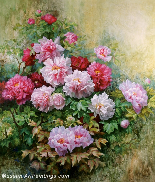 Peony Oil Painting