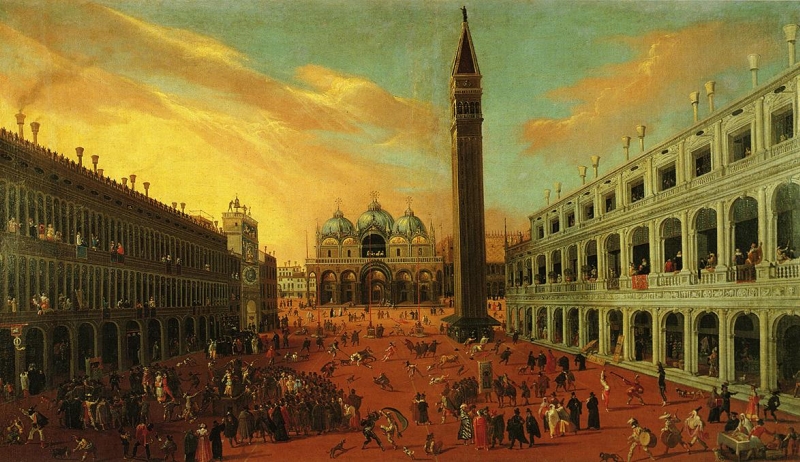 Piazza San Marco at Carnival Time