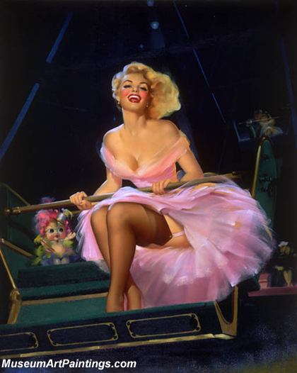 Pin Up Paintings Ferris Wheel