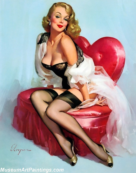 Pin Up Paintings Mona