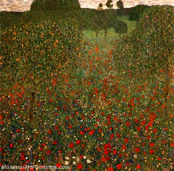 Poppy Field Painting