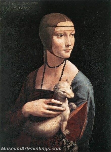 Portrait of Cecilia Gallerani Painting
