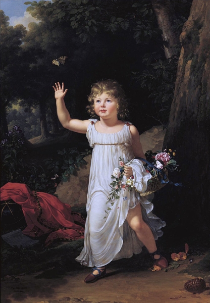 Portrait of Edgar Clarke as a Child by Fabre
