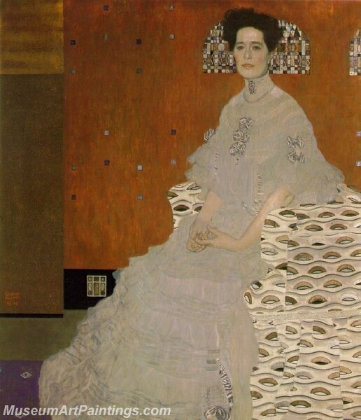 Portrait of Fritza Riedler Painting