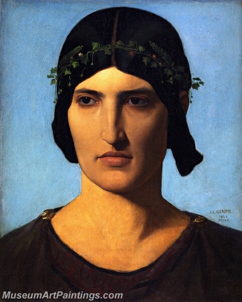 Portrait of a Roman Woman Painting