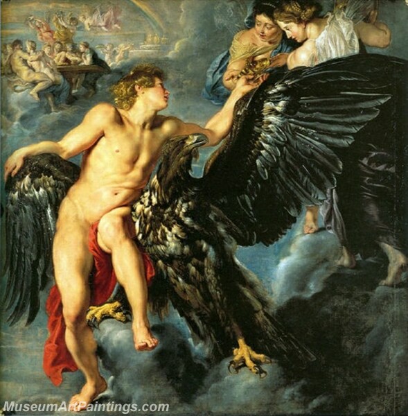 Rape of Ganymede Painting