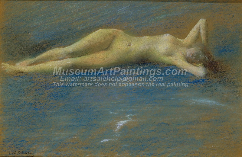 Reclining Nude by Thomas Wilmer Dewing