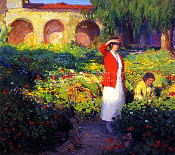 Red and Green by Joseph Kleitsch