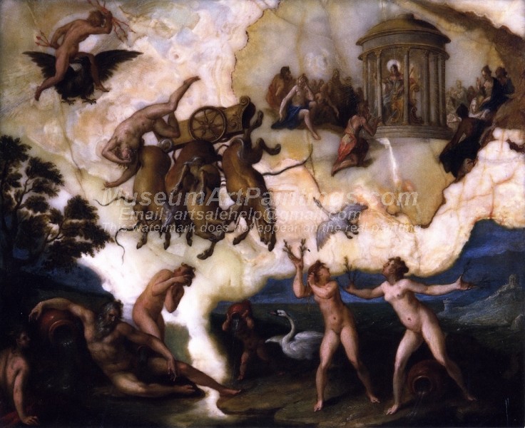 Religious Oil Paintings The Fall of Phaeton
