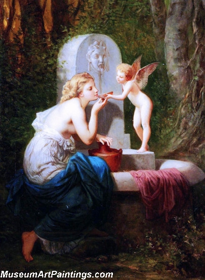 Religious Paintings At The Fountain