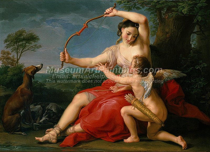 Religious Paintings Diana and Cupid