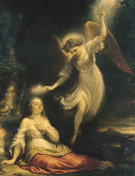 Religious Paintings Mercys Dream by Daniel Huntington