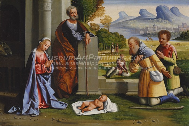 Religious Paintings The Adoration of the Shepherds