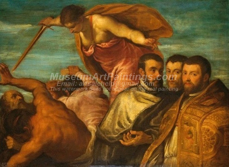 Religious Paintings The Expulsion of the Vices of the Church