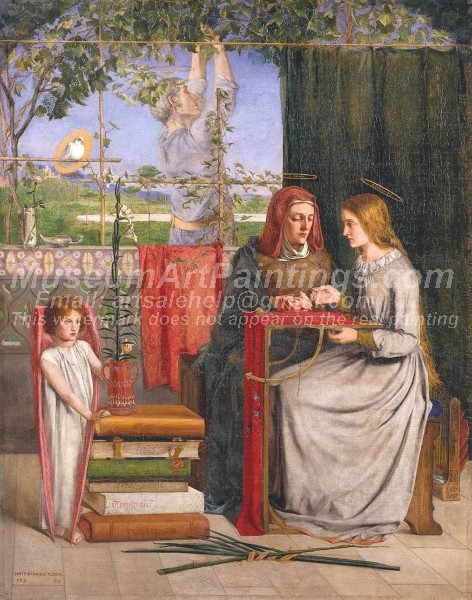 Religious Paintings The Girlhood of Mary Virgin