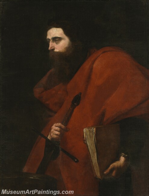 Ribera Josede Atribuido a San Pablo Painting