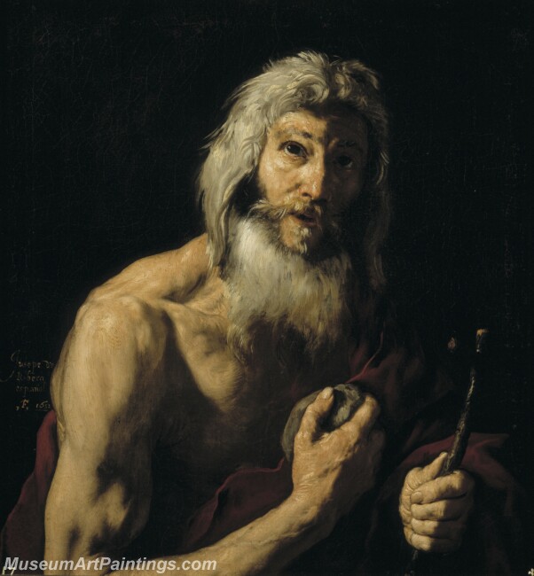 Ribera Josede San Jeronimo penitente Painting