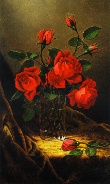 Roses by Martin Johnson Heade