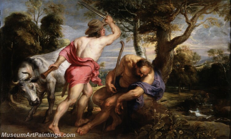 Rubens Pedro Pablo y taller Mercurio y Argos Painting